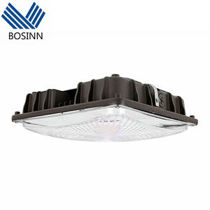 Lampes carrées à LED <span class=keywords><strong>pour</strong></span> auvent Chaufferie Cave Sous-sol Garantie limitée de 5 ans <span class=keywords><strong>Application</strong></span> de station-service Lampes d'auvent - Product Image 1