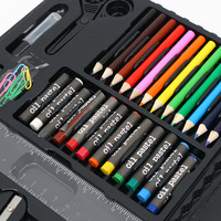 Ensemble de pinceaux d'art professionnels multifonctionnels portables de 86 pièces, kit de fournitures d'art, ensembles de dessin pour enfants avec poignée et boucle de verrouillage