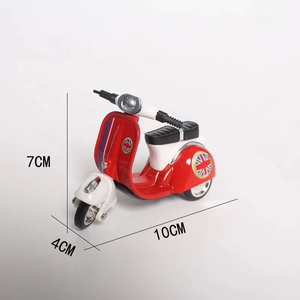 12 pièces/boîte retirer <span class=keywords><strong>dessin</strong></span> <span class=keywords><strong>animé</strong></span> <span class=keywords><strong>en</strong></span> alliage de Zinc voitures miniatures jouet moto pour enfants HN954792 - Product Image 3