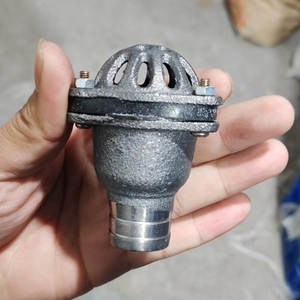 Filtre d'aspiration d'eau Valve inférieure Cage <span class=keywords><strong>Clapet</strong></span> anti-retour en fonte épaissie Pompe à eau Filtre <span class=keywords><strong>Robinet</strong></span> Pommeau <span class=keywords><strong>de</strong></span> douche - Product Image 3