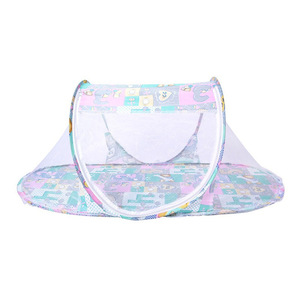Moustiquaire de lit bébé pliable et portable noire, robuste et sûre, pour nouveau-né, type berceau pop-up - Product Image 6