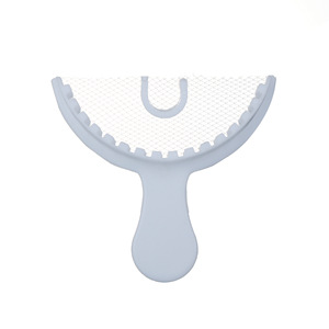 Bandeja de Impresión Dental Desechable de Plástico de Grado Médico JAPI, Moldeada por Inyección, con Malla de Nailon - Product Image 2