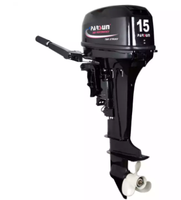 Nouveau bateau gonflable à essence 2 temps refroidi par air 15HP moteur hors-bord moteur de bateau chinois