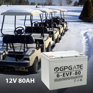 Batería de Plomo-Ácido de Alta Calidad de <span class=keywords><strong>12V</strong></span> 80Ah 6 EVF 80, Apta para Triciclos Eléctricos y Carritos de Golf - Product Image 1