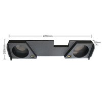Boîte haut-parleur de Subwoofer portable double GM, système sonore scellé, personnalisé, boîtier en bois pour voiture, vide