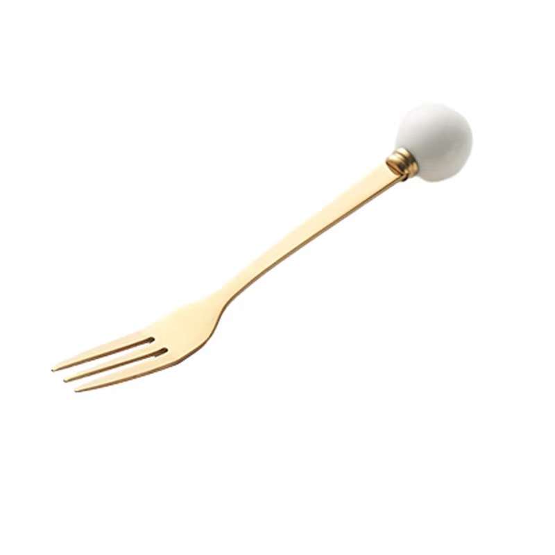 Petite fourchette blanche