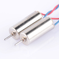 Mainan Robot dan Quadcopter Elektrik, Motor DC Mini Elektrik, Core Less, Mini Kecil, 6Mm 2.0 ~ 3.7V DC, untuk Robot dan Quadcopter, Pemijat Wajah, Mainan Motor Mainan