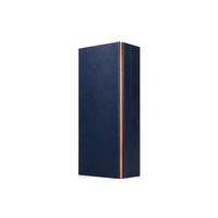 Boîte d'emballage de luxe personnalisée pour Cognac, coffret cadeau rigide magnétique, étui de présentation haut de gamme pour Brandy avec insert en EVA et finition dorée