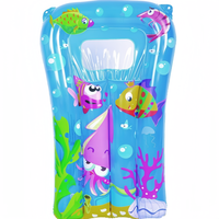 Lit d'air gonflable pour enfants en PVC imprimé intégral, matelas gonflable, flotteur de piscine de plage, taille et couleur personnalisables