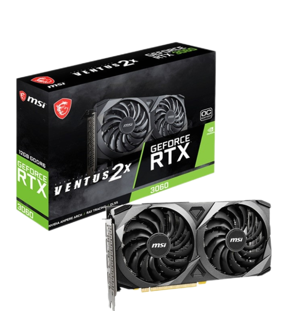 GPU RTX 3060 12GB GDDR6 PCIe 4.0 Dual Fan Graphics Card for Desktop New Product 12GB Video Memory Graphics Card