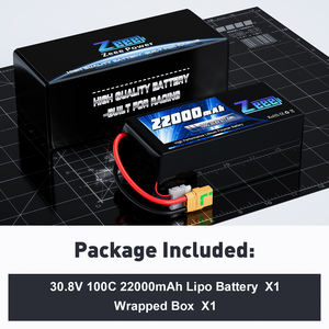 Zeee HV-FPV/Дрон батарея 8S Lipo батарея 22000mAh 100C 30,8 V XT90-S 8 ячеек Lipo батарея для 10/13/15/18 дюймов FPV рамка - Product Image 6
