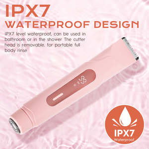 Tondeuse corporelle électrique sans fil personnalisée, étanche et rechargeable, <span class=keywords><strong>pour</strong></span> l'épilation des zones intimes (entrejambe, maillot, pubis) <span class=keywords><strong>pour</strong></span> hommes et femmes - Product Image 4