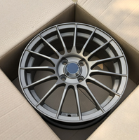 Jante en alliage de voiture de tourisme formant un flux 15X7 pouces 4x100 Bronze revêtement complet