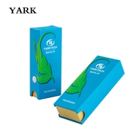 Emballage de cartouche de 1ml avec logo personnalisé à l'épreuve des enfants Boîte en papier rigide avec impression en feuille d'or et avantage UV Plateau en mousse Cartouche vide de 0.5ml