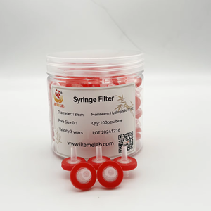 Filtro <span class=keywords><strong>de</strong></span> Jeringa PTFE Hidrófobo para Solventes Orgánicos y Gases, WEIAI Lab Filtration, Luer Lock, 0.02/0.22um/0.45um/0.1/0.8/1/3/5um, para HPLC y GC - Product Image 6