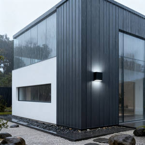 Уличный светодиодный настенный светильник, направленный вверх и вниз, ультратонкий, квадратный, алюминиевый, IP65 - Product Image 3