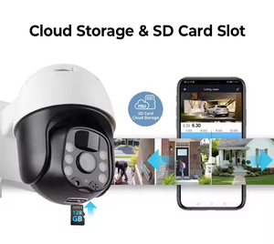 Caméra de Sécurité Extérieure Rotative PTZ Solaire sans Fil 5G Wifi <span class=keywords><strong>4MP</strong></span> à Vision Nocturne pour Maison Intelligente, Alimentée par Batterie, avec Panneau Solaire - Product Image 2