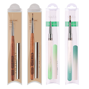 Nuevo Pincel <span class=keywords><strong>de</strong></span> <span class=keywords><strong>Uñas</strong></span> Profesional <span class=keywords><strong>de</strong></span> Madera con Cerdas <span class=keywords><strong>de</strong></span> Nailon para Limpieza, Pulido, Polvo, Arte Acrílico, Gel UV 3D, Diseño Personalizado al por Mayor - Product Image 5