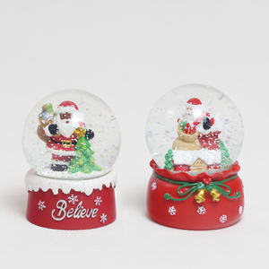 Ornements <span class=keywords><strong>de</strong></span> Noël en verre faits à la main 100mm Globes en verre clair <span class=keywords><strong>de</strong></span> Noël Centres <span class=keywords><strong>de</strong></span> <span class=keywords><strong>table</strong></span> Décorations <span class=keywords><strong>de</strong></span> <span class=keywords><strong>table</strong></span> - Product Image 5