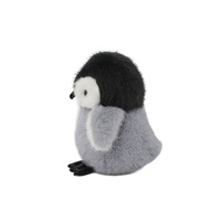 Peluche Pingouin Réaliste, Jeune Pingouin Empereur en Peluche, Doux et Moelleux, en Fausse Fourrure Polaire, pour Soulager le Stress, OEM