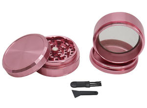 Accesorio para Fumar, Triturador de Cigarrillos de Metal de Aleación de Aluminio, Manual, de 63 mm, Cuatro Capas, Degradado de Color - Product Image 4