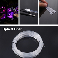 Tira de luz flexible para decoración de coche, luz led ambiental para interior de suelo, ambiente, 12V, 5050 RGB, aplicación móvil, diente azul