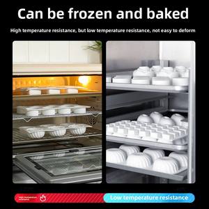 AKOKO Flame Mountain francés tridimensional volcánico Mousse <span class=keywords><strong>molde</strong></span> de silicona herramientas para pasteles con fácil desmoldeo - Product Image 4