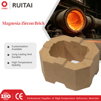 Batu Bata Magnesia-Zirkonia Tubular CNBM untuk Tungku Kaca Produsen Batu Bata Refraktori Suhu Tinggi