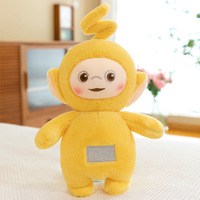 Peluche de dessin animé Teletubbies, jouet en peluche rempli de coton PP, couverture apaisante, poupée de sommeil