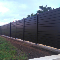 Panneaux de clôture de sécurité en aluminium ISO9001 avec traitement de surface durable pour les projets de sécurité extérieure