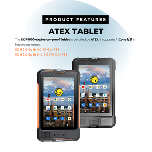XunLx 8 pollici robusto Tablet Atex zona 1 antideflagrante <span class=keywords><strong>Pdas</strong></span> 4G IECEX Tablet Zone 1/21 ATEX Tablet Android intrinsecamente sicuri - Product Image 3