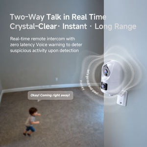 Caméra de <span class=keywords><strong>surveillance</strong></span> pour bébé CB91DR 6MP, <span class=keywords><strong>WiFi</strong></span> double bande, batterie 5200mAh, fonction de conversation à un bouton, audio bidirectionnel, détection humaine - Product Image 4