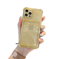 Nueva Funda Protectora Transparente con Degradado para iPhone 12 13 14 15 16 Pro Max, Carcasa de TPU Suave a Prueba de Golpes para Teléfono Móvil