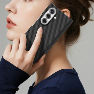 Étui de téléphone magnétique de luxe en fibre de carbone antichoc en fibre d'<span class=keywords><strong>aramide</strong></span> pour Samsung Galaxy <span class=keywords><strong>Z</strong></span> <span class=keywords><strong>Fold</strong></span> 7 6 5 4 <span class=keywords><strong>3</strong></span> - Product Image 5