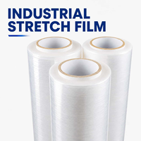Film étirable de qualité industrielle avec une grande capacité de pré-étirement maximisant le rendement par rouleau