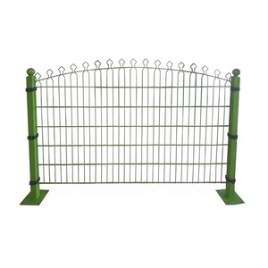 Bán Buôn Chất Lượng Tốt Sơn Tĩnh Điện 868 Trang Trí Uy Tín Đôi Dây Hàng Rào Bảng Điều Khiển Hàng Đầu Với Vòm - Product Image 1