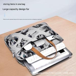 Factory Ladies Fashion New Style Wear Resistant Fabric Office Tote for Women <b>Computer</b> Shoulder Handbag Laptop <b>Bag</b> - Product Image 2