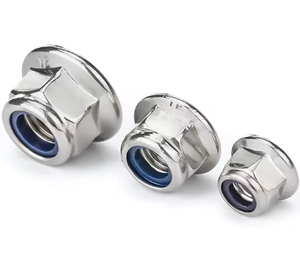 Hex mặt bích Nut với nylon chèn mạ kẽm mạ kẽm kết thúc M3-M20 tự khóa Nut với nylon chèn din6926 - Product Image 5