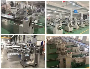 Wafer Biscuits Automatic Plastic Bag Flow Wrapping Horizontal Packing Packaging Machine