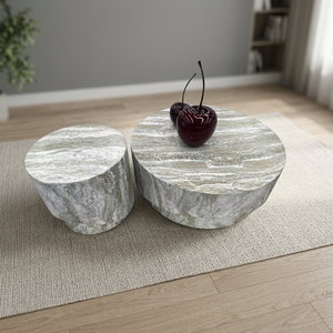 Mesa de Centro de Mármol de Diseño Moderno 2025, Ecológica, Duradera, Decorativa, con Garantía de 10 Años, Muebles para Sala de Estar - Product Image 3