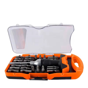 Jeu de tournevis à cliquet manuel multifonctionnel Shinoda, <span class=keywords><strong>outil</strong></span> à main ergonomique avec plusieurs embouts pour la réparation domestique et le bricolage - Product Image 1