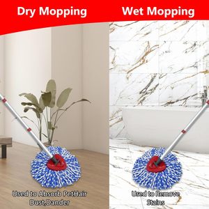 Ricambi per <span class=keywords><strong>Mop</strong></span> in Microfibra Personalizzati, Testine di Ricambio per Tutti i Tipi di Pavimento, Pulizia Profonda, Lavabili in Lavatrice e Facili da Installare - Product Image 4