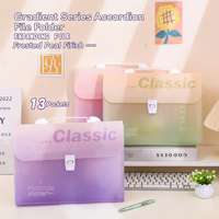 Porte-documents accordéon A4 à 13 poches, organiseur portable, porte-documents personnalisé en PP