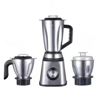 Mixeur de table multifonction 300W pour jus, smoothies, broyeur et hachoir