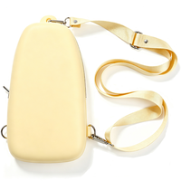 Tas Selempang Mini CHINFAI untuk Wanita, Tas Selempang Silikon untuk Anak Perempuan, Tas Bahu Silikon Fashion, Tas Silikon Kecil Custom untuk Anak