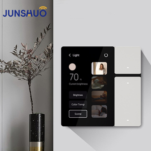 Junshuo 3.5 inch nhà thông minh Bảng điều khiển tuya Mini Bảng điều khiển thông minh với IR điều khiển 3 gang <span class=keywords><strong>Relay</strong></span> chuyển đổi nhà thông minh Bộ dụng cụ & hệ thống - Product Image 6