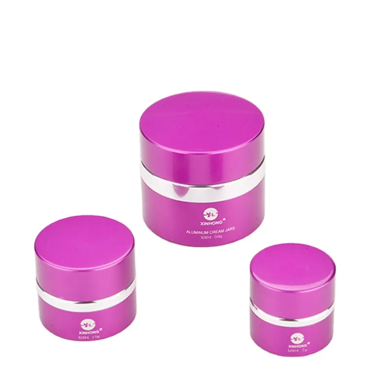 Cosmetic Jar Empty Unique Cosmetic Jars Refillable Cosmetic Jar Empty Aluminum Glass Cosmetics Packaging