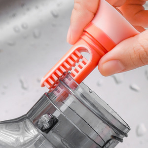 EVEFU Brosse à tasses trois-en-un, brosse à éponge multifonctionnelle à long manche détachable, brosse de nettoyage pour couvercles de tasses, brosse pour sucettes - Product Image 2