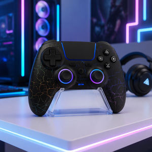 NEUER Kabelloser Spielcontroller mit Dual-Hall-Sensor und Makro-Programmierung, ABS, Kompatibel mit PS5 und <span class=keywords><strong>PC</strong></span>-Gaming - Product Image 3