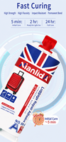 Adhésif de réparation pour bagages Nianlida 50 ml, collage plastique ABS, faible odeur, durcissement à température ambiante, facile à appliquer